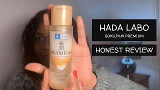 Hada Labo Gokujyun Premium Lotion Review [upl. by Atikim791]