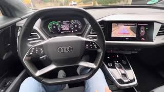 Audi Q4 Etron Parkassistent  automatisch einparken 3 Varianten [upl. by Hoxsie819]