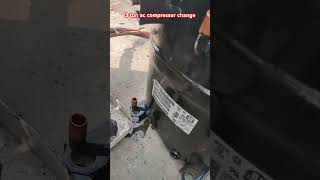 3 ton ac compressor changeshortvideo [upl. by Neffirg]