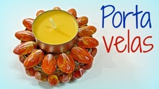 Cómo hacer porta velas reciclados Candleholder [upl. by Perice]