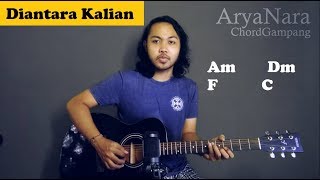 Chord Gampang Diantara Kalian  Dmasiv by Arya Nara Tutorial Gitar Untuk Pemula [upl. by Fagaly759]