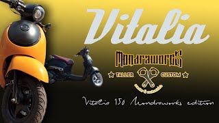 Vitalia 150 mondraworks edition  Motoneta tuning [upl. by Nap]