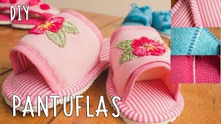 Pantuflas lindas como hacerlas paso a paso con LuzkitaIdea de negocio para ti o para regalar [upl. by Berck]