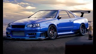 NISSAN SKYLINE GTR R34 Top Exhaust Sounds [upl. by Leeth]