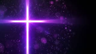 Sacred Cross Background  Majestic 4K Looping Video for Worship and Praise [upl. by Ennair295]