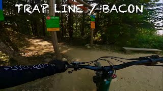 VALEMOUNT BIKE PARK FLOW TRAILS  TRAP LINE  BACON [upl. by Warga]