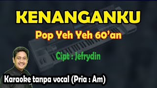 Kenanganku karaoke Jefrydin pop yeh yeh tahun 60an [upl. by Assili]