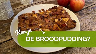 Recept van broodpudding met appel [upl. by Star]