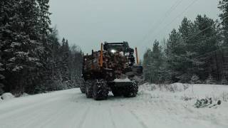 Kronos Gripto 1010 in a snowy Finnish forest [upl. by Ennairrac]