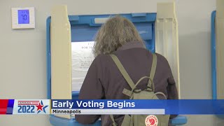 Early voting begins in Minnesotas midterm election [upl. by Noemi]