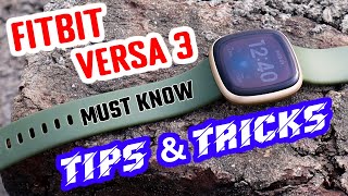 Fitbit Versa 3 Tips amp Tricks 🤯  Hidden Features [upl. by Iraam]