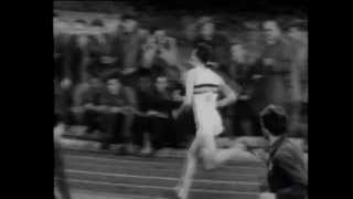 First Four Minute MileHQRoger Bannister1954 [upl. by Nylirac]