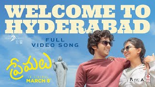 Welcome To Hyderabad Video Song  Premalu Telugu Movie  Naslen  Mamitha  Girish AD SS Karthikeya [upl. by Lareena43]