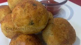 How to Make Breadfruit Balls  How to Cook Breadfruit  Recipe By Chef André Davy  Breadfruit [upl. by Blackmore853]