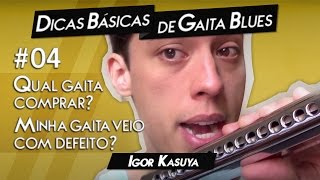 Dicas Básicas de Gaita Blues 04  Qual gaita comprar Minha gaita veio com defeito  Igor Kasuya [upl. by Ytinav430]