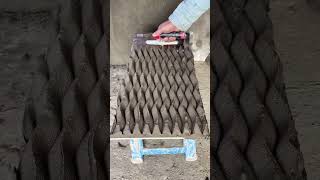 Sawtooth trowel bricklayer tiling new tiling tool [upl. by Eudo]