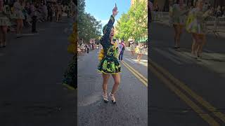 Bolivian dancers at the Hispanic Parade in Queens NYC bolivia dance nyc [upl. by Notsnorb489]