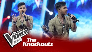 Kusal Lochana  Naukawa නෞකාව  Knockouts  The Voice Teens Sri Lanka [upl. by Annawoj]