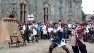 Josselin Medieval festival 14th July 2012  Brittany tourist attractions and events [upl. by Divine]