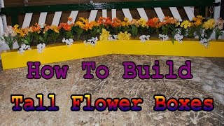 How to build tall flower boxes for horse jumps [upl. by Oisangi]