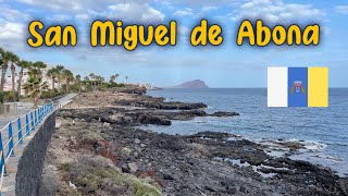 San Miguel de Abona  Amarilla Golf  Tenerife  Canary Islands  Spain  Walking Mango 4K Tour [upl. by Tatianas]