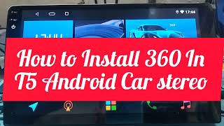 How to enable 360° Camera apps in Android head unit 360° Ponarma app setting in 360 Android Player [upl. by Kroo]