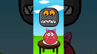 Boss eating all Red ball  Red Ball 4 animation shorts 500subscribers [upl. by Domel]