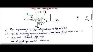 Integrator and Differentiator using opamp [upl. by Kcirted57]