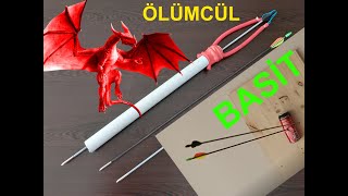 Güçlü Ok Atan Zıpkın Sapan Yapımı  Ejderha Avcısı [upl. by Suk876]