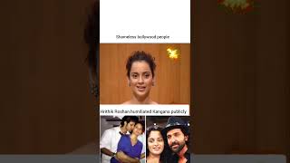 Shameful act kanganaranaut hrithikroshan kangana bollywood bollywoodactor nepotism moviemafia [upl. by Legnaesoj]