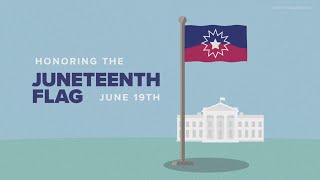 Juneteenth is now a federal holiday Here is the meaning behind the flag [upl. by Mayworm]