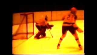 Gilles Meloche and the California Golden Seals vs Boston Bruins circa 1972 [upl. by Dyolf]