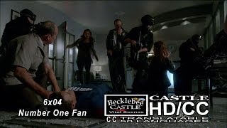 Castle 6x04 quotNumber One Fanquot Castle is Shot  Cheeseburgers as Code Word for Help HDCC [upl. by Oruasi1]