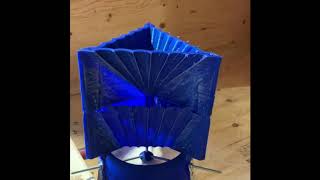 FAWT FIXED AXIS WIND TURBINE PROTOTYPE 2 Vawt 3d printed TURBINE [upl. by Macy]