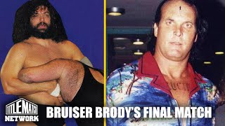 Dan Spivey  What Happened vs Bruiser Brody in his Last Match Before Being Murdered [upl. by Haelhsa]