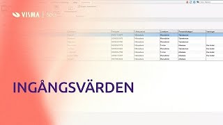 Ingångsvärden i Visma Lön 300600 [upl. by Cyndia]