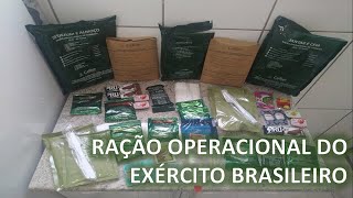 RAÇÃO OPERACIONAL DO EXÉRCITO BRASILEIRO [upl. by Eidnalem]