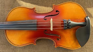 1195 LISTEN to the TONE on this old Earnst Kreusler Amati Violin For Sale [upl. by Emogene425]