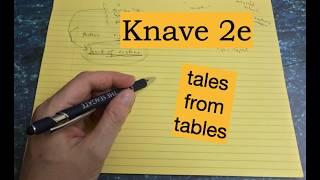 Knave 2e Tales from Tables quick demo [upl. by Annerol659]