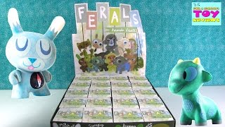 Ferals Full Case Blind Box Figures by Kidrobot Opening Unboxing  Toy Review  PSToyReviews [upl. by Cand]