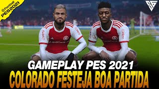 TORCEDOR COLORADO FESTEJA BOA PARTIDA DO TIME  GAMEPLAY PES 2021  60 FPS  SADAN GAMER  PC [upl. by Keviv]