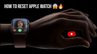 How To Reset Apple Watch😱  Unpair Your Apple Watch  Two Ways To Rest Apple Watch apple trending [upl. by Sheeran]