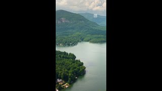 Lake Lure Before And After Hurricane Helene [upl. by Annaynek]