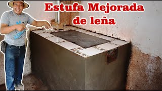 Estufa Mejorada de Leña o FogónEstufa Ecológica  Casa de Campo 3 [upl. by Acinna]