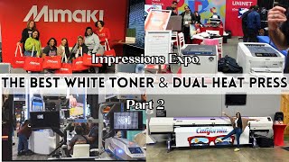 The Best White Toner Printer Full Review of iColor 560 amp 650  New Stahls Dual Heat Press [upl. by Aihsoek]