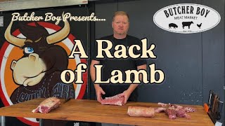 Cutting and Frenching a Rack of Lamb [upl. by Ahsias]