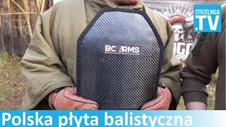 Polska płyta balistyczna IIIA  BC Arms  TESTUJEMY [upl. by Cirdnek10]