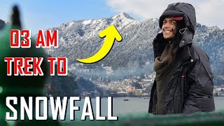 nainital snowfall 2024 [upl. by Reiniar]