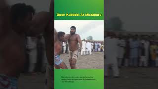 Open Kabaddi match at mirzapure kabaddi youtubeshorts [upl. by Glassco]