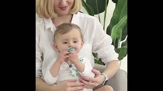 How to Make a Teething Pacifier Clip with Silicone Teething Sensory Beads [upl. by Karalynn]